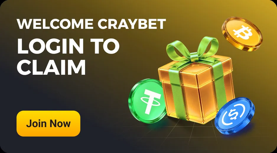 Craybet welcome bonus up to 180%